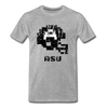 Tecmo Bowl | Appalachian State Distressed Logo Color - heather gray