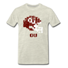 Tecmo Bowl | Oklahoma University Distressed Logo Color - heather oatmeal