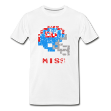 Tecmo Bowl | Ole Miss Distressed Logo Color - white