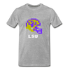 Tecmo Bowl | LSU Classic Logo - heather gray