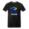 Tecmo Bowl | Michigan Classic Logo - charcoal gray