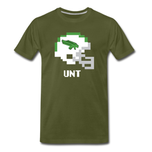  Tecmo Bowl | University Of North Texas Classic Logo White - olive green