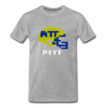 Tecmo Bowl | Pitt Classic Logo - heather gray