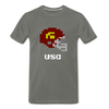 Tecmo Bowl | USC Classic Logo - asphalt gray