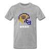 Tecmo Bowl | Washington U Classic Logo - heather gray