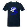 Tecmo Bowl | Air Force Distressed Logo Color - deep navy