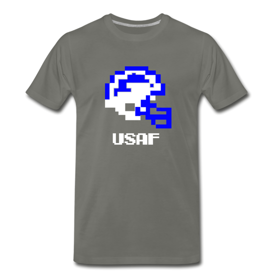 Tecmo Bowl | Air Force Classic Logo - asphalt gray