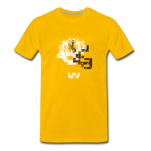  Tecmo Bowl | Wyoming Distressed Logo - sun yellow