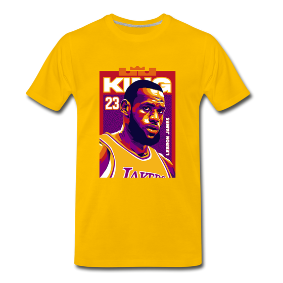 Legend T-Shirt | King James - sun yellow