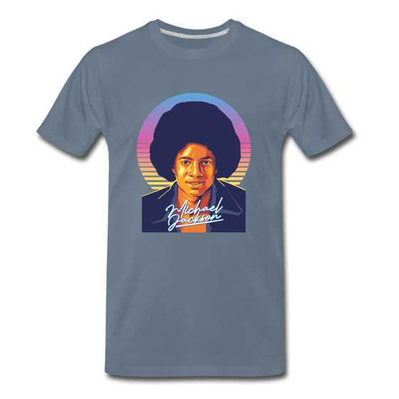 Legend T-Shirt | Michael Jackson - steel blue