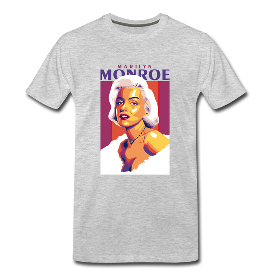 Legend T-Shirt | Marilyn Monroe - heather gray