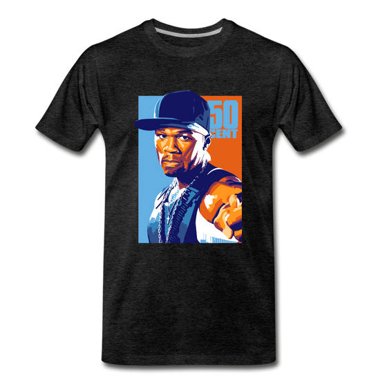 Legend T-Shirt | 50 Cent - charcoal grey