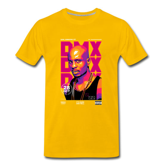 Legend T-Shirt | DMX Dark and Hell - sun yellow