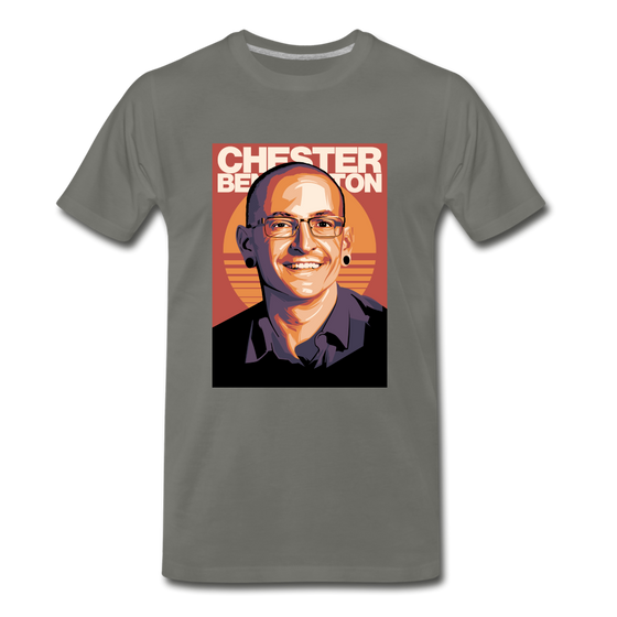 Legend T-Shirt | Chester - asphalt gray