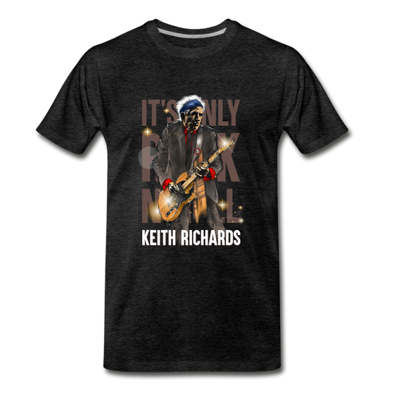 Legend T-Shirt | Mr Keith Richards - charcoal grey