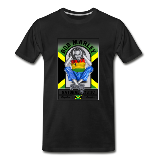 Legend T-Shirt | Bob Marley Natural Mystic - black