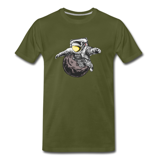 Astronaut Free Fall - olive green