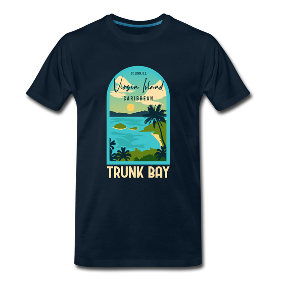 Trunk Bay - deep navy