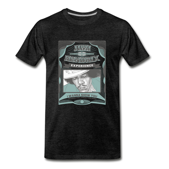 Legend T-Shirt | Jimi Hendrix Show You - charcoal grey