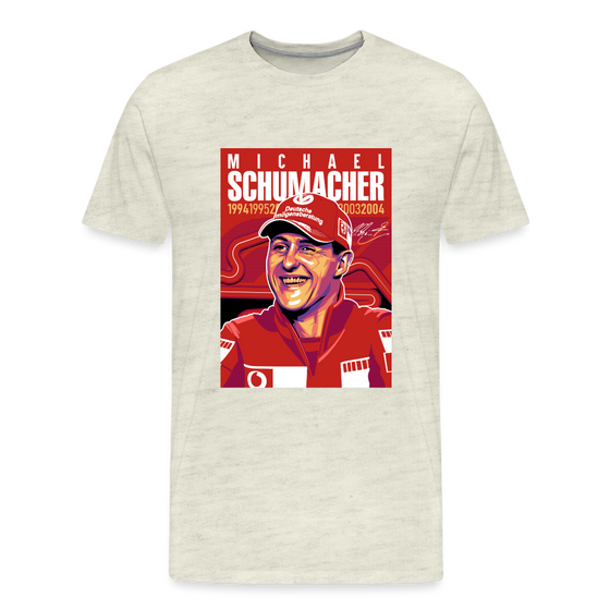 Legend T-Shirt | Michael Schumacher - heather oatmeal