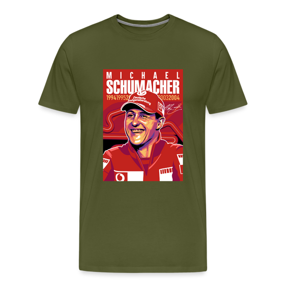 Legend T-Shirt | Michael Schumacher - olive green