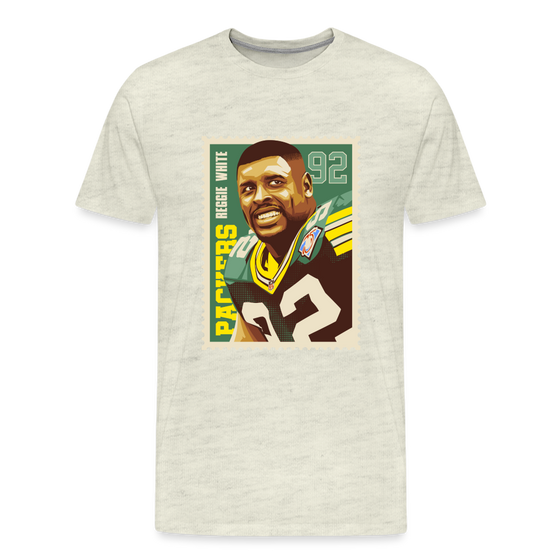 Legend T-Shirt | Reggie White - heather oatmeal