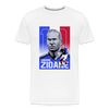 Legend T-Shirt | Zinedine Zidane - white