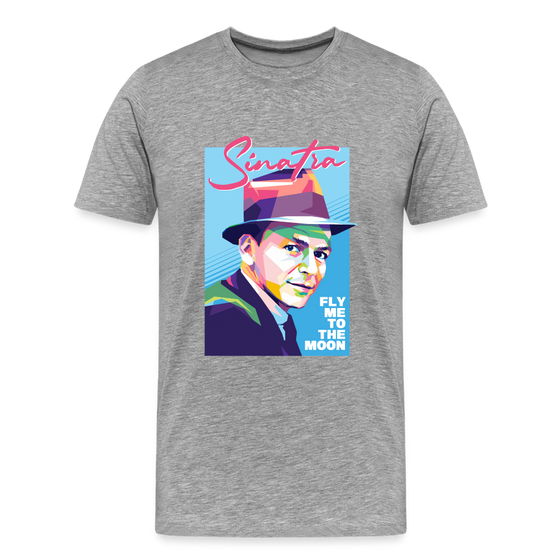 Legend T-Shirt | Frank Sinatra - heather gray