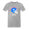 Tecmo Bowl | New York Giants Classic Logo - heather gray