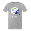 LA Chargers Distressed - heather gray