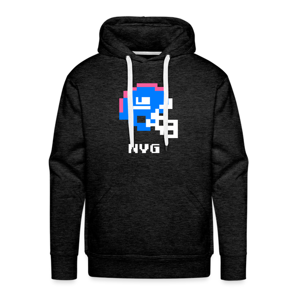 New York Giants Hoodie Graphic Heart Ecg Line - Reallgraphics