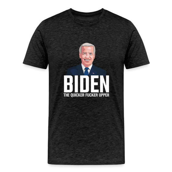 Legend T-Shirts | Biden T.Q.F.U - charcoal grey