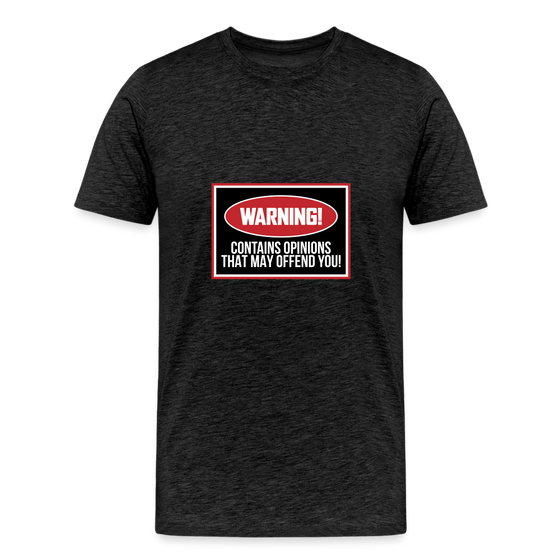 Warning! Contains Opinions - charcoal grey