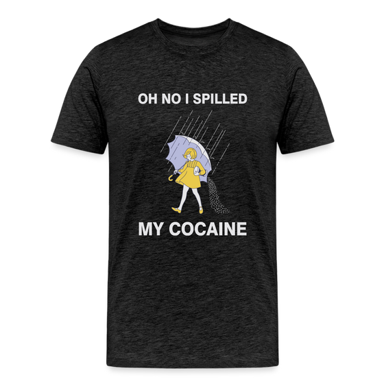 I Spilled My Cocaine - charcoal grey
