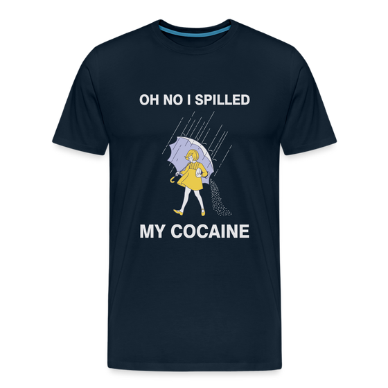 I Spilled My Cocaine - deep navy