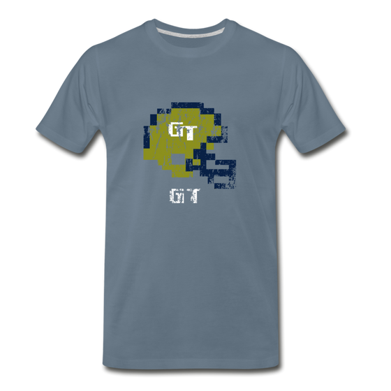 Tecmo Bowl | Georgia Tech - steel blue