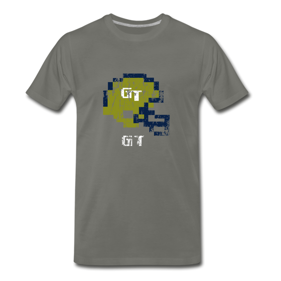 Tecmo Bowl | Georgia Tech - asphalt gray