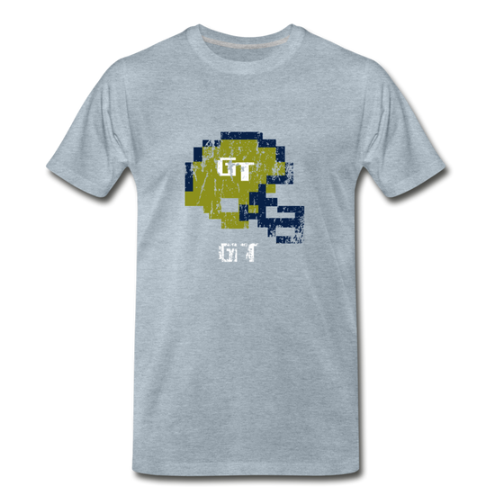 Tecmo Bowl | Georgia Tech - heather ice blue