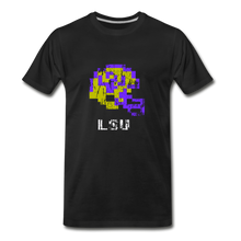  Tecmo Bowl | LSU Distressed Logo - black