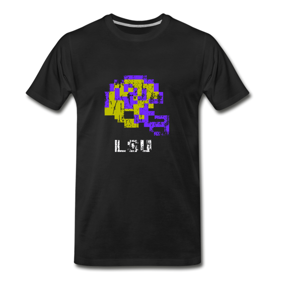 Tecmo Bowl | LSU Distressed Logo - black