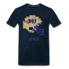 Tecmo Bowl | James Madison University Distressed Logo Color - deep navy