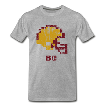  Tecmo Bowl | Boston College Distressed Logo Color - heather gray