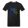 Tecmo Bowl | UCLA Distressed Logo Color - black