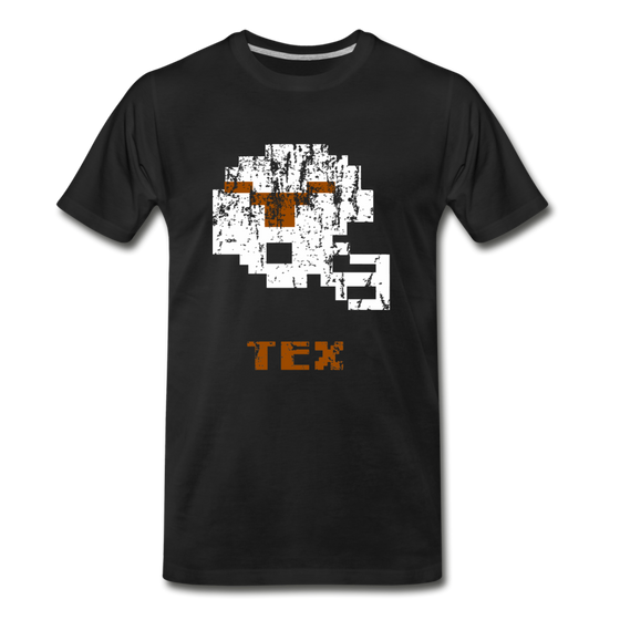 Tecmo Bowl | Texas Distressed Logo Color - black