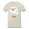 Tecmo Bowl | Texas Distressed Logo Color - heather oatmeal