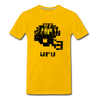 Tecmo Bowl | Wake Forest Distressed Logo Color - sun yellow