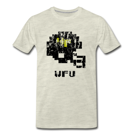 Tecmo Bowl | Wake Forest Distressed Logo Color - heather oatmeal