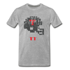 Tecmo Bowl | Texas Tech Distressed Logo Color - heather gray