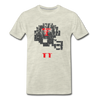 Tecmo Bowl | Texas Tech Distressed Logo Color - heather oatmeal