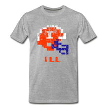  Tecmo Bowl | University Of Illinois Distressed Logo Color - heather gray